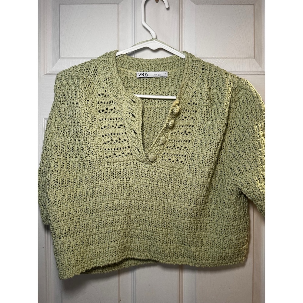 Zara crochet top